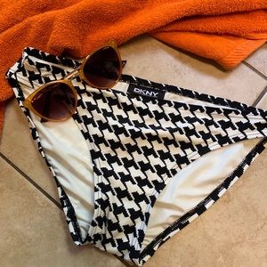 DKNY Houndstooth Bikini Bottoms